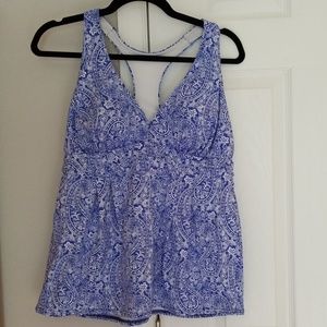 Land's End swim tankini top